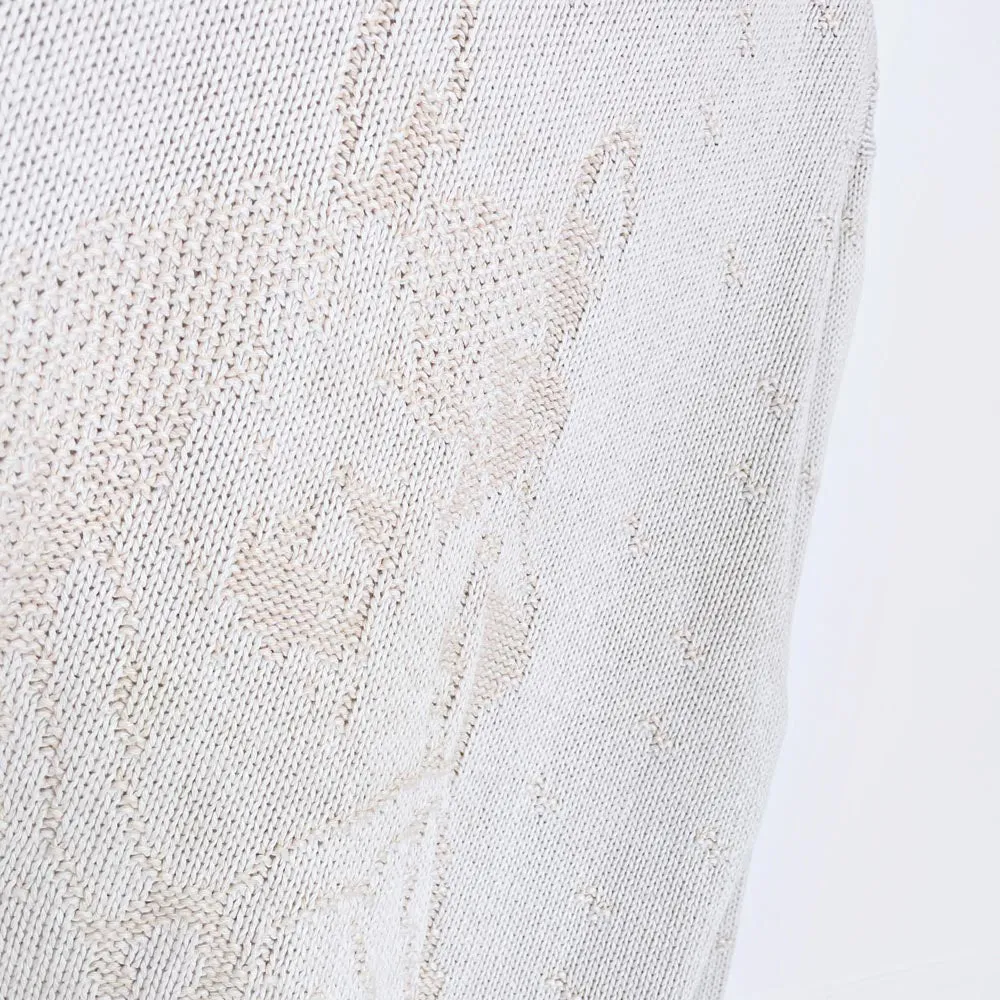 vintage parkhurst minimal horse knit cotton sweater