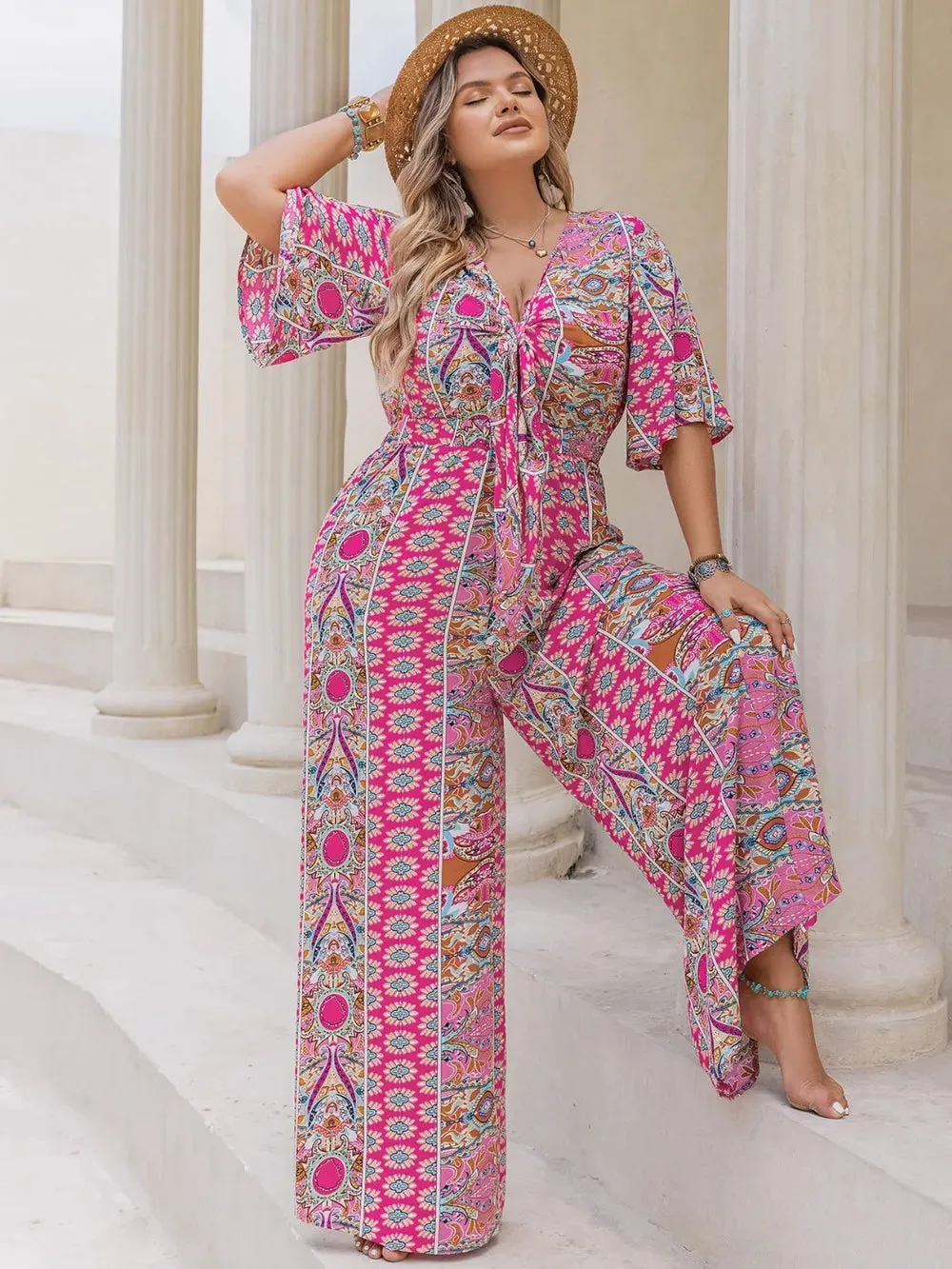 Walk This Way Wide Leg Jumpsuit