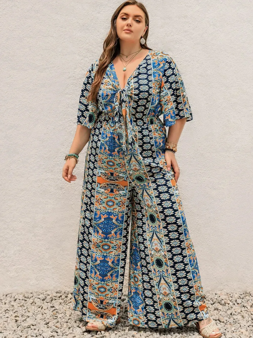 Walk This Way Wide Leg Jumpsuit