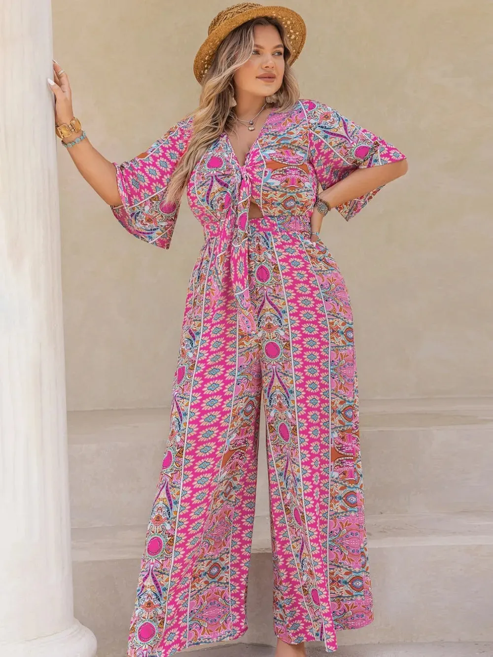 Walk This Way Wide Leg Jumpsuit