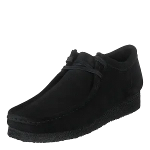 Wallabee Black Suede
