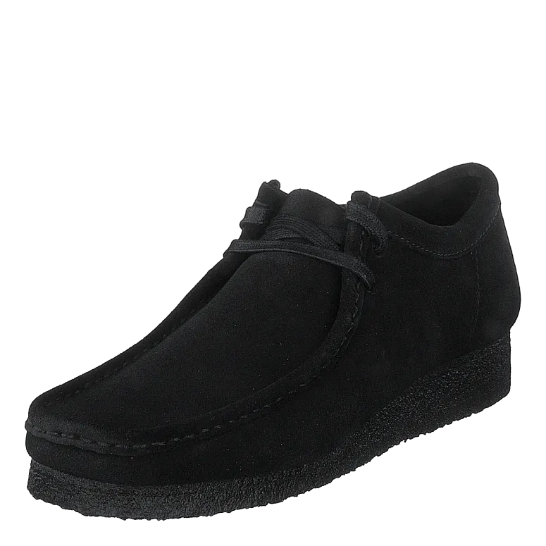 Wallabee Black Suede