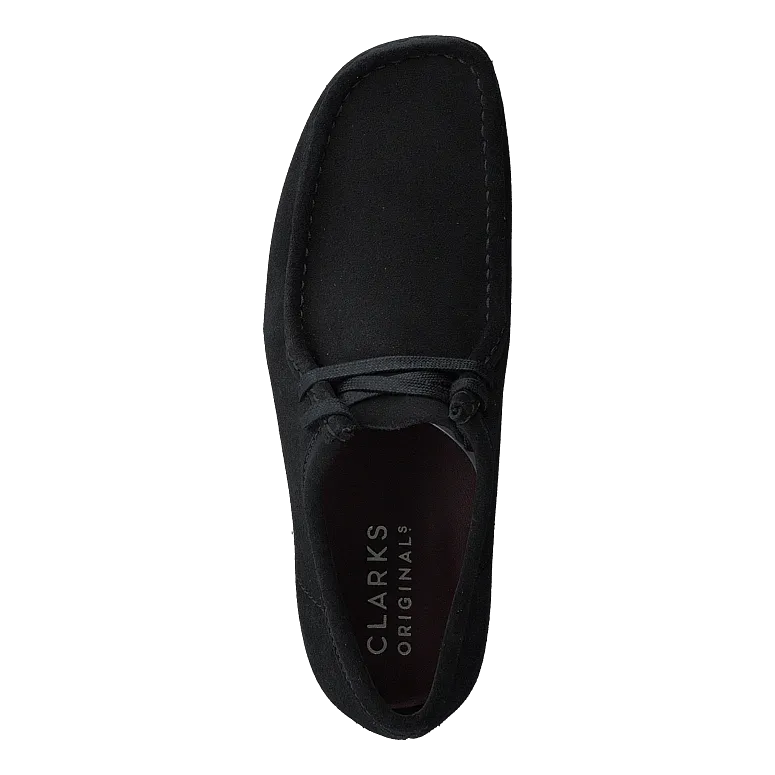 Wallabee Black Suede
