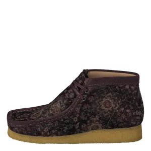 Wallabee Boot Burgundy Velvet