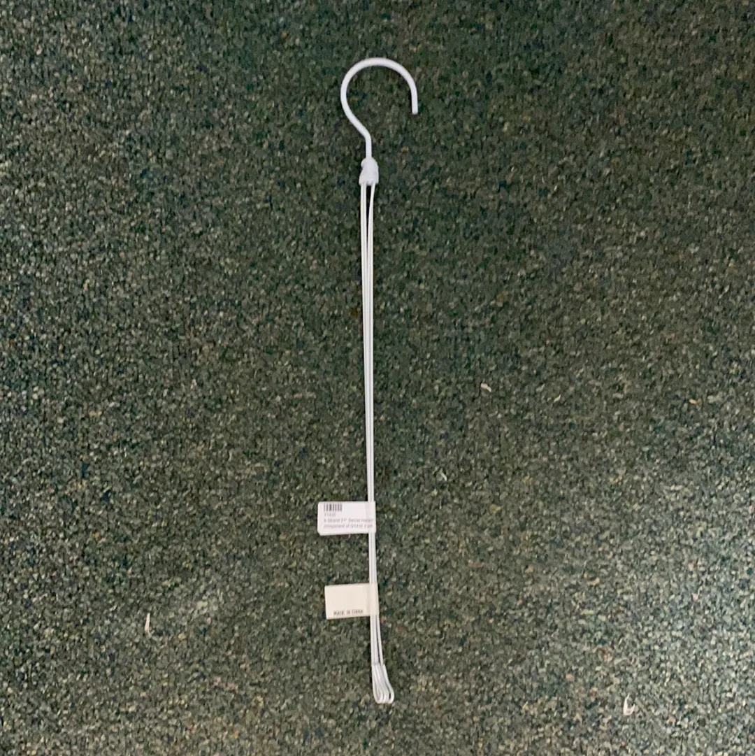 White Pot Hanger - 4 Strand