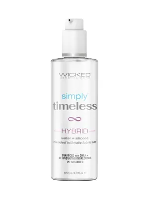 Wicked Simply Timeless PH Balanced With Vitamin E & Olive Leaf Hybrid Lubricant