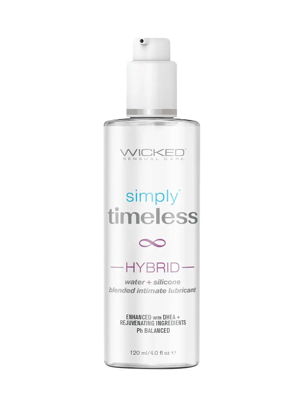 Wicked Simply Timeless PH Balanced With Vitamin E & Olive Leaf Hybrid Lubricant