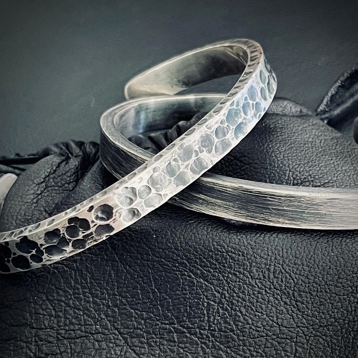 XL Solid 925 Sterling Silver Cuffs