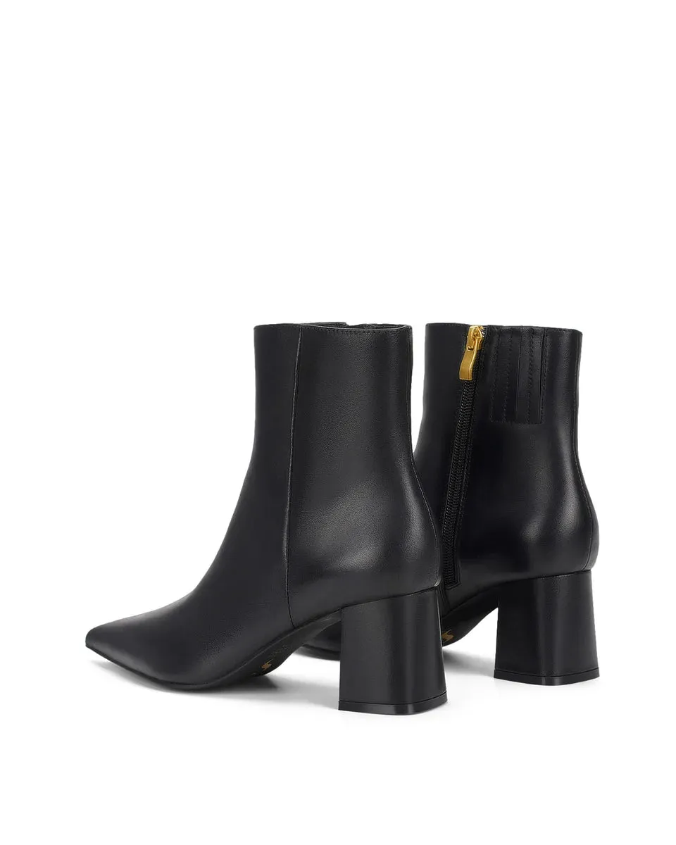 YATES BOOTS - BLACK LEATHER